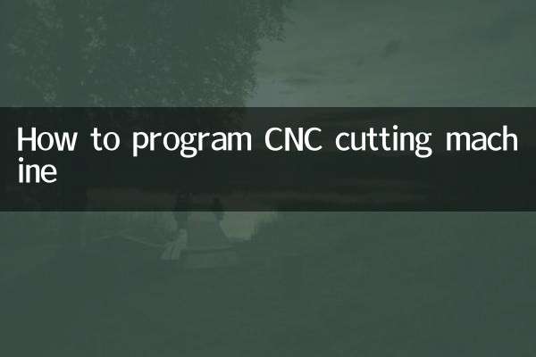 CNC 절단기를 프로그래밍하는 방법