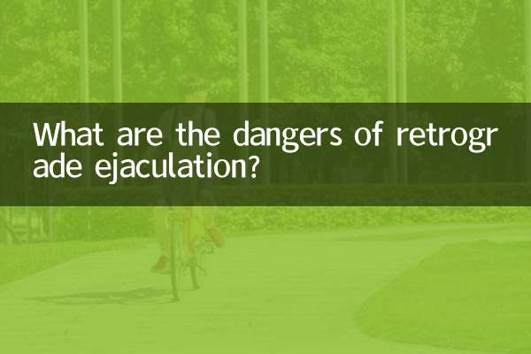 Was sind die Gefahren einer retrograden Ejakulation?