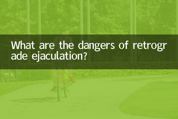 Was sind die Gefahren einer retrograden Ejakulation?