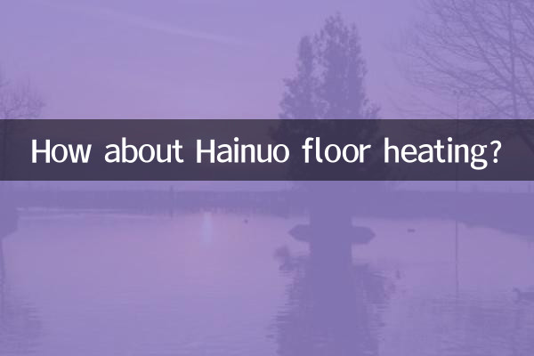 Wie wäre es mit einer Hainuo-Fußbodenheizung?