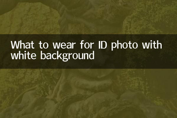 Что надеть на фото на документы на белом фоне?