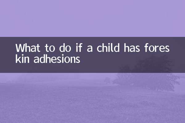 What to do if a child has foreskin adhesions