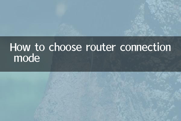 路由器連接模式怎麼選