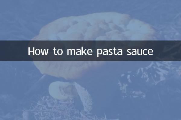 Comment faire une sauce pour pâtes