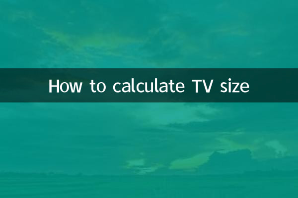 Как рассчитать размер телевизора