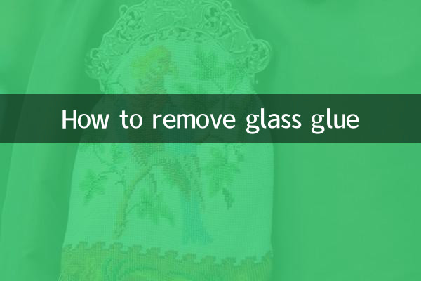 Come rimuovere la colla dal vetro