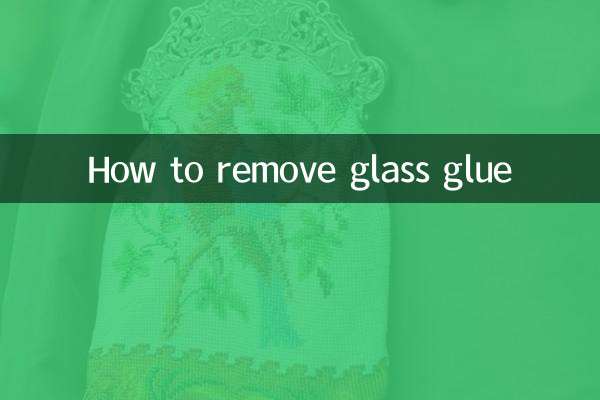 Come rimuovere la colla dal vetro
