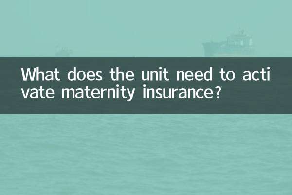 Di cosa ha bisogno l’unità per attivare l’assicurazione maternità?