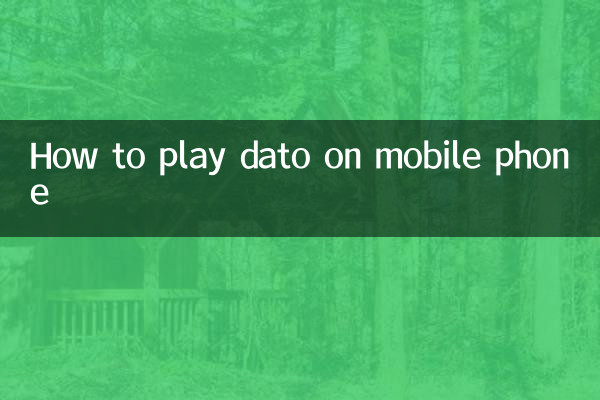 Come giocare a dato sul cellulare