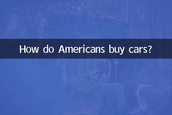 آمریکایی ها چگونه خودرو می خرند؟