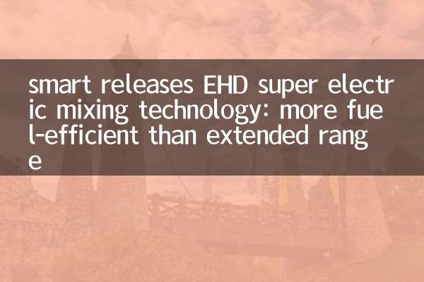smart releases EHD super electric mixing technology: more fuel-efficient than extended range