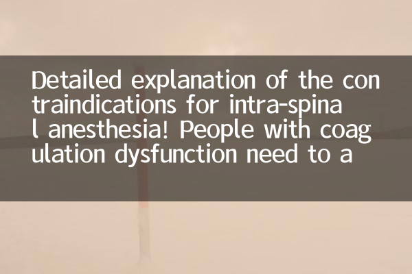 इंट्रा-स्पाइनल एनेस्थेसिया के लिए contraindications की विस्तृत व्याख्या! जमावट शिथिलता वाले लोगों से बचने की जरूरत है