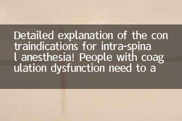 इंट्रा-स्पाइनल एनेस्थेसिया के लिए contraindications की विस्तृत व्याख्या! जमावट शिथिलता वाले लोगों से बचने की जरूरत है