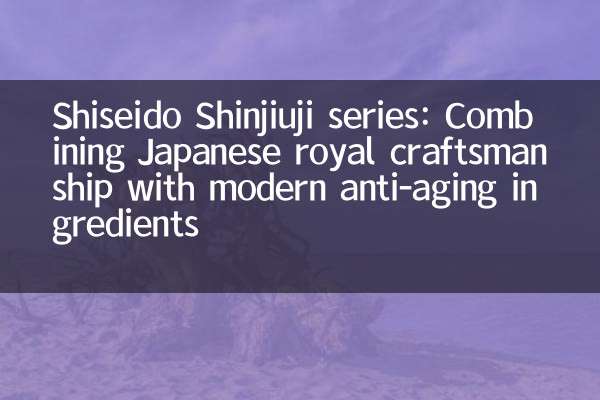 Shiseido Shinjiuji Series: сочетание японского королевского мастерства с современными антивозрастными ингредиентами