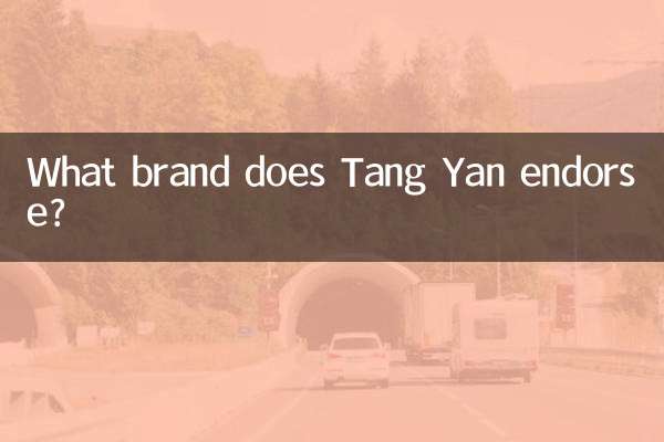 Quale marca sostiene Tang Yan?