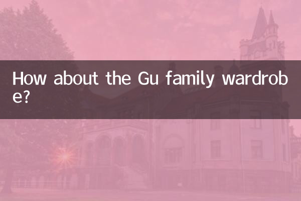 Che ne dici del guardaroba della famiglia Gu?