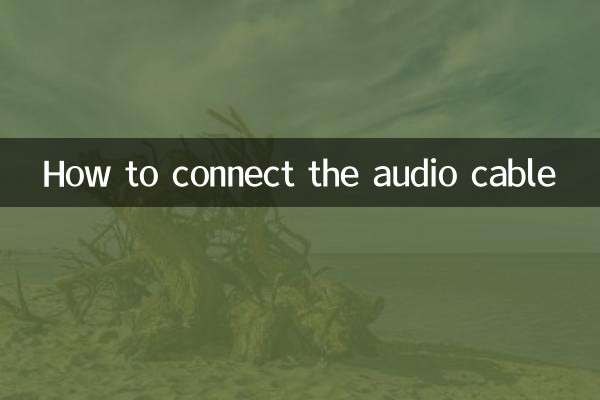 Cómo conectar el cable de audio