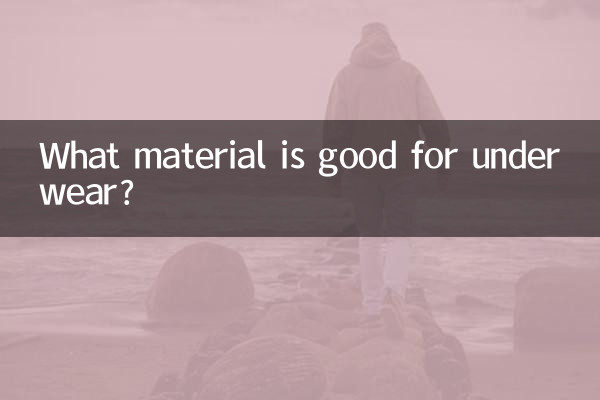 ¿Qué material es bueno para la ropa interior?