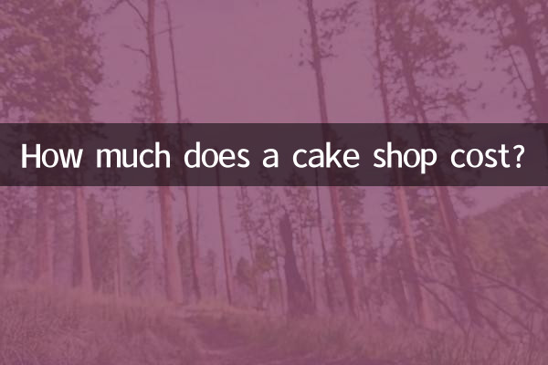 ¿Cuánto cuesta una pastelería?