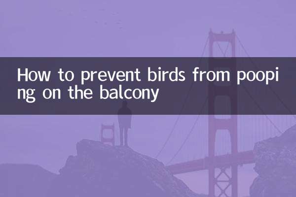 Como evitar que os pássaros façam cocô na varanda