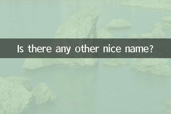 Is there any other nice name?