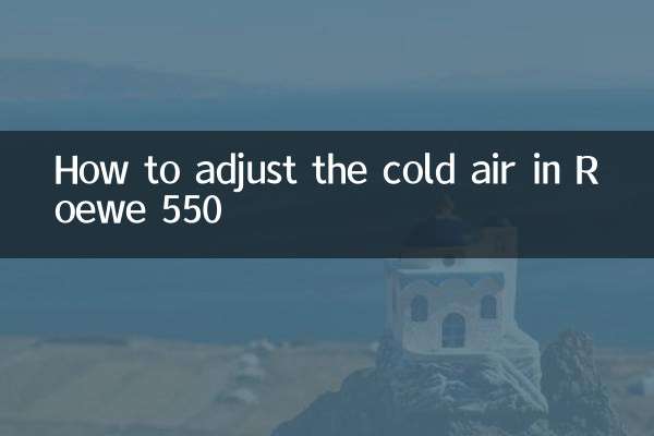 So stellen Sie die Kaltluft im Roewe 550 ein