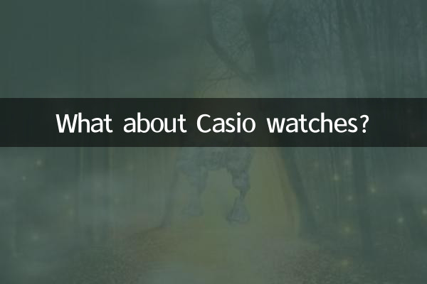 Casio ঘড়ি সম্পর্কে কি?