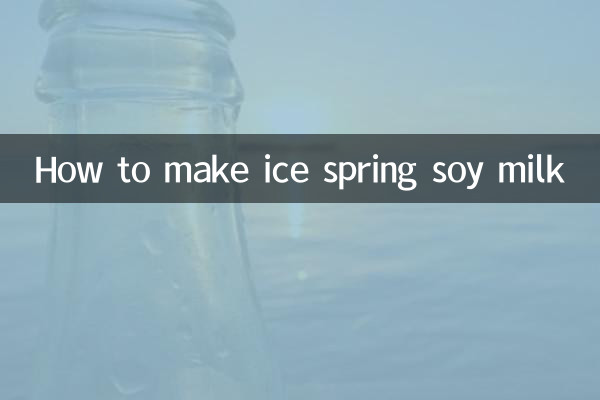 Wie man Eisquell-Sojamilch herstellt