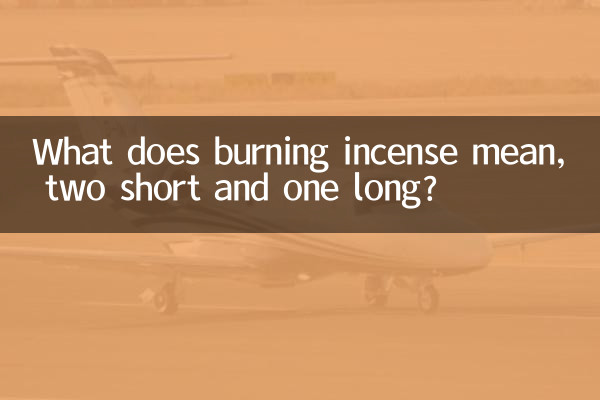 दो छोटी और एक लंबी धूप जलाने का क्या मतलब है?