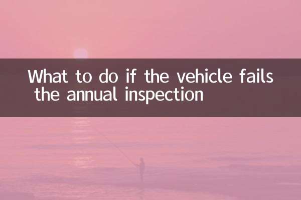 What to do if the vehicle fails the annual inspection