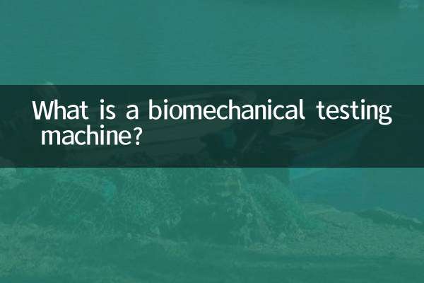 What is a biomechanical testing machine?