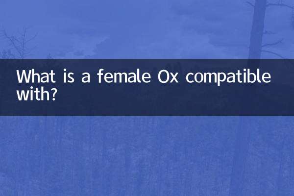What is a female Ox compatible with?