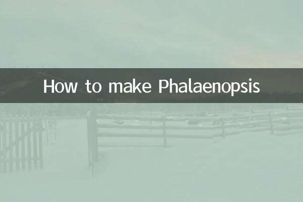How to make Phalaenopsis