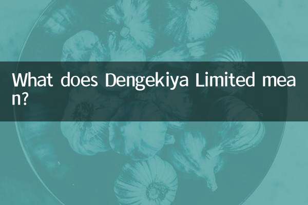 What does Dengekiya Limited mean?