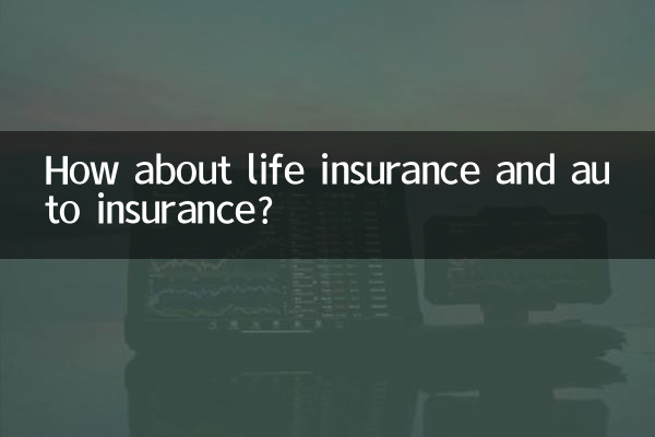 زندگی کی انشورنس اور آٹو انشورنس کے بارے میں کیا خیال ہے؟