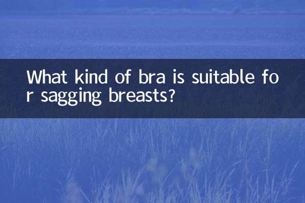 Che tipo di reggiseno è adatto per il seno cadente?