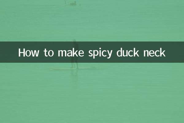 Como fazer pescoço de pato picante