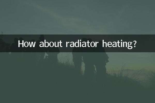 라디에이터 난방은 어떻습니까?