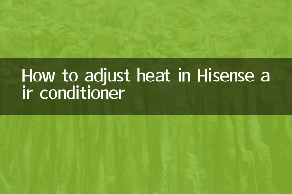 Cómo ajustar el calor en el aire acondicionado Hisense