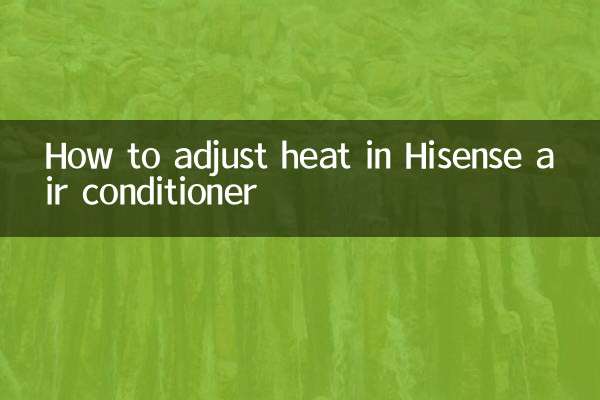 Cómo ajustar el calor en el aire acondicionado Hisense