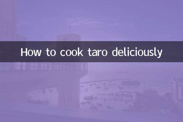 Como cozinhar taro deliciosamente
