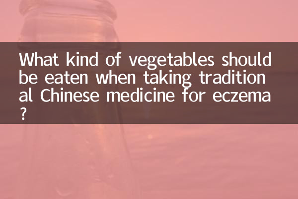 Какие овощи следует есть при приеме традиционных китайских лекарств от экземы?