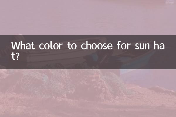 Quelle couleur choisir pour un chapeau de soleil ?