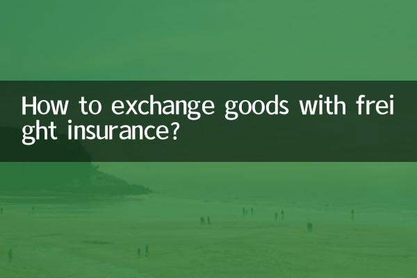 貨物保険を使って商品を交換するにはどうすればよいですか?