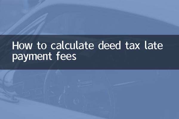 Cómo calcular las tarifas por pago atrasado del impuesto sobre la escritura