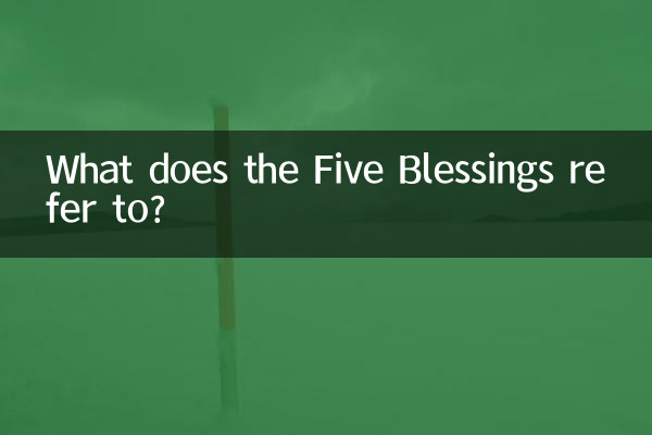 पाँच आशीर्वादों का तात्पर्य क्या है?