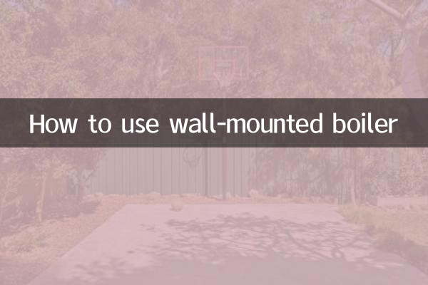 প্রাচীর-মাউন্ট করা বয়লার কীভাবে ব্যবহার করবেন