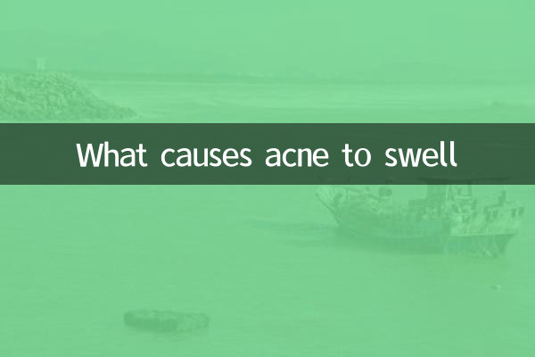What causes acne to swell
