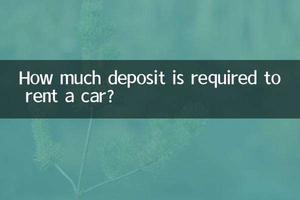 Какой залог требуется для аренды автомобиля?