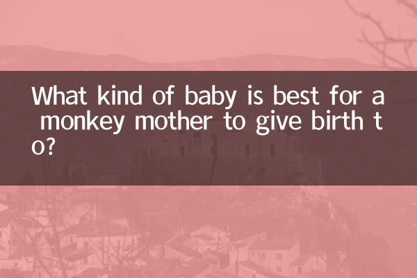 ما هو نوع الطفل الأفضل للأم القرد أن تلد؟